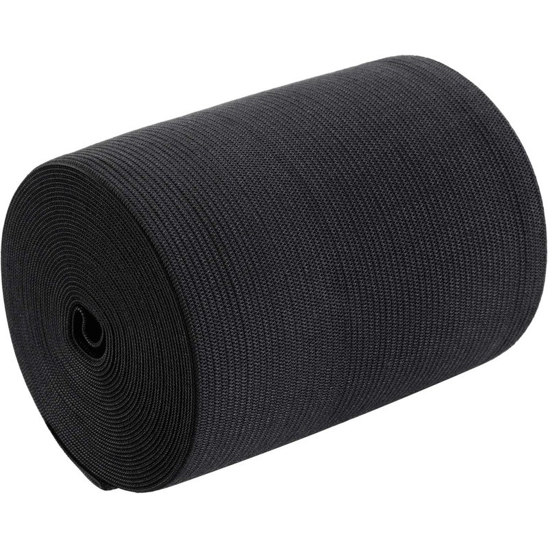 EBOOT 1 Pcs Elastic Spool (4 Inch X 5 Yard,Black) - Image 1